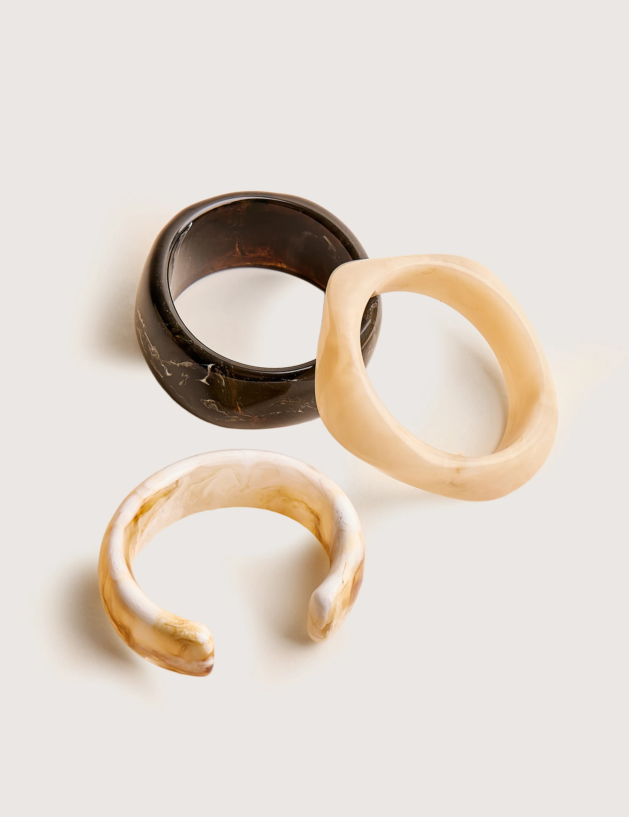 3 Pack Cuff & Classic Bangle Set Multi - Image 2