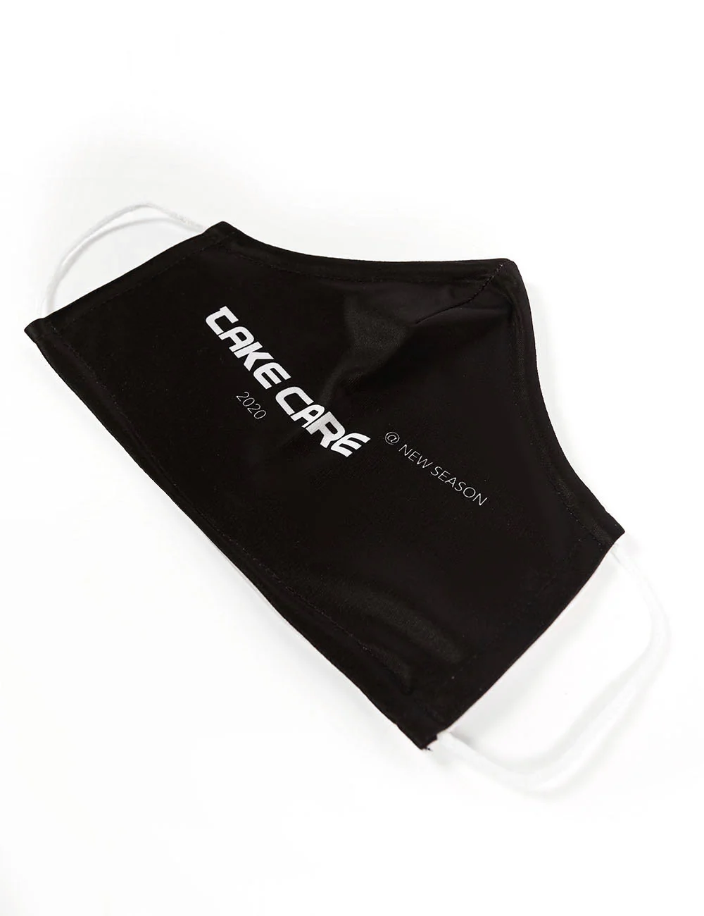 Black Take Care Slogan Fashion Face Mask - Image 3