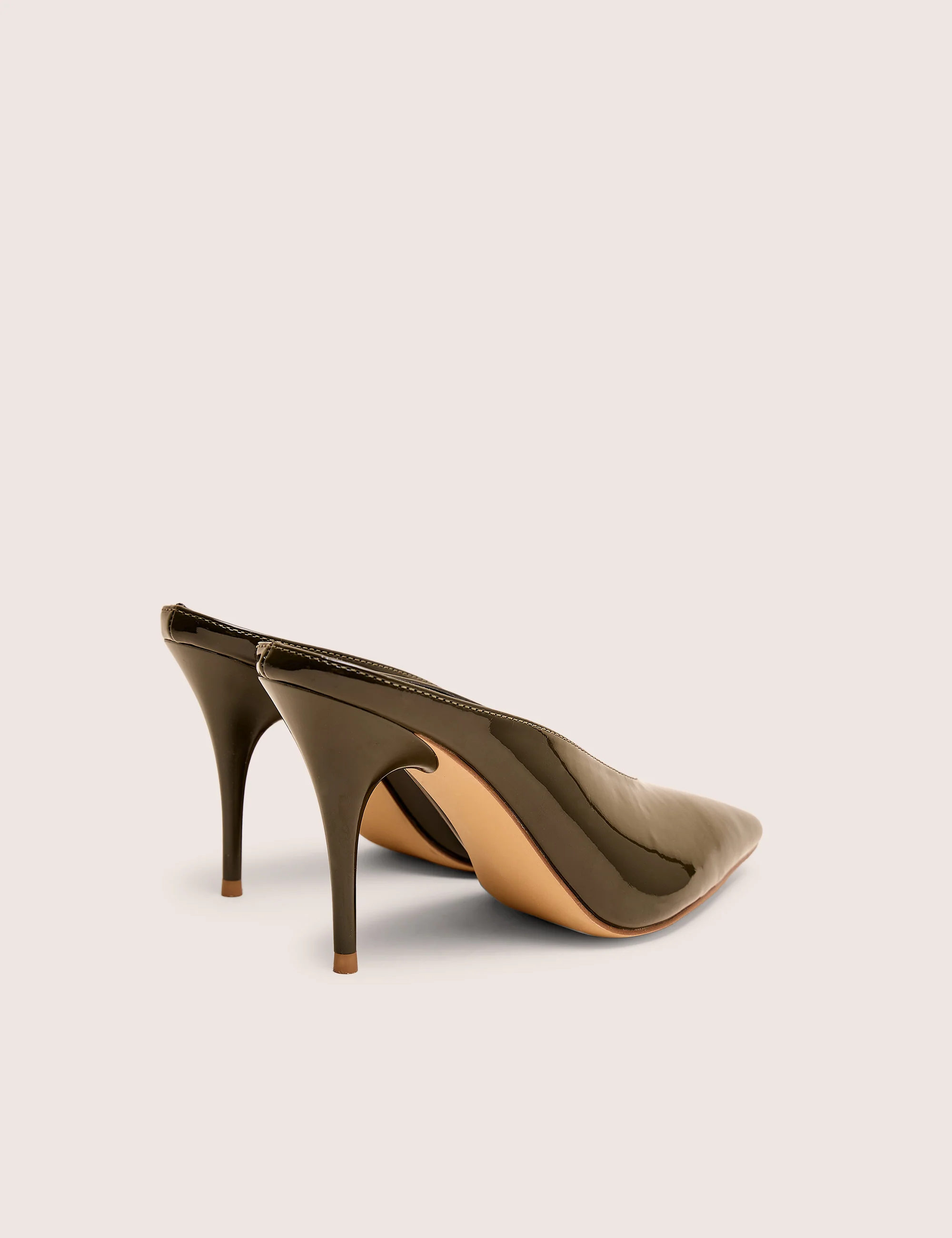 Elixr Green Patent Court High Heels - Image 3