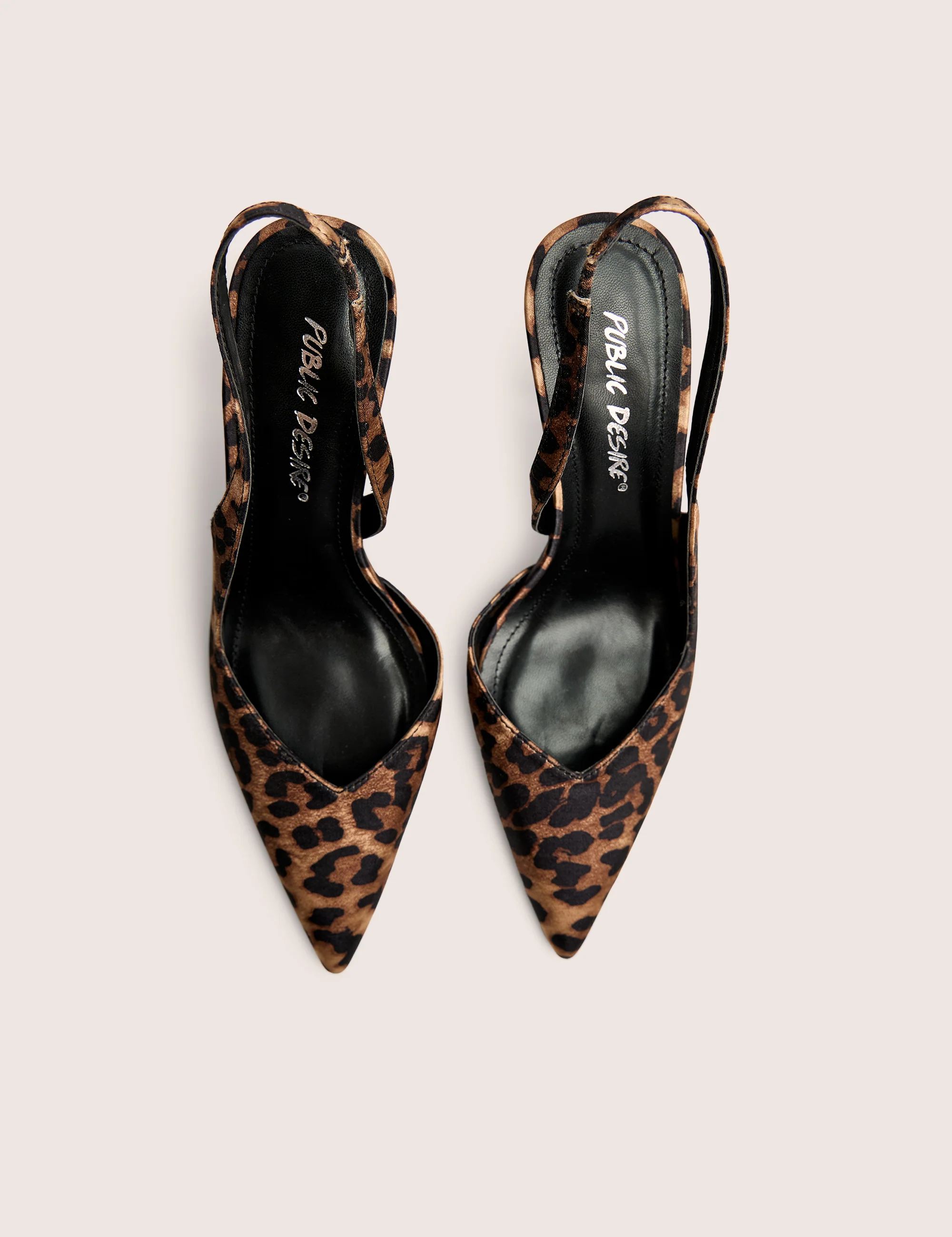 Extra Leopard Slingback Court High Heels - Image 2