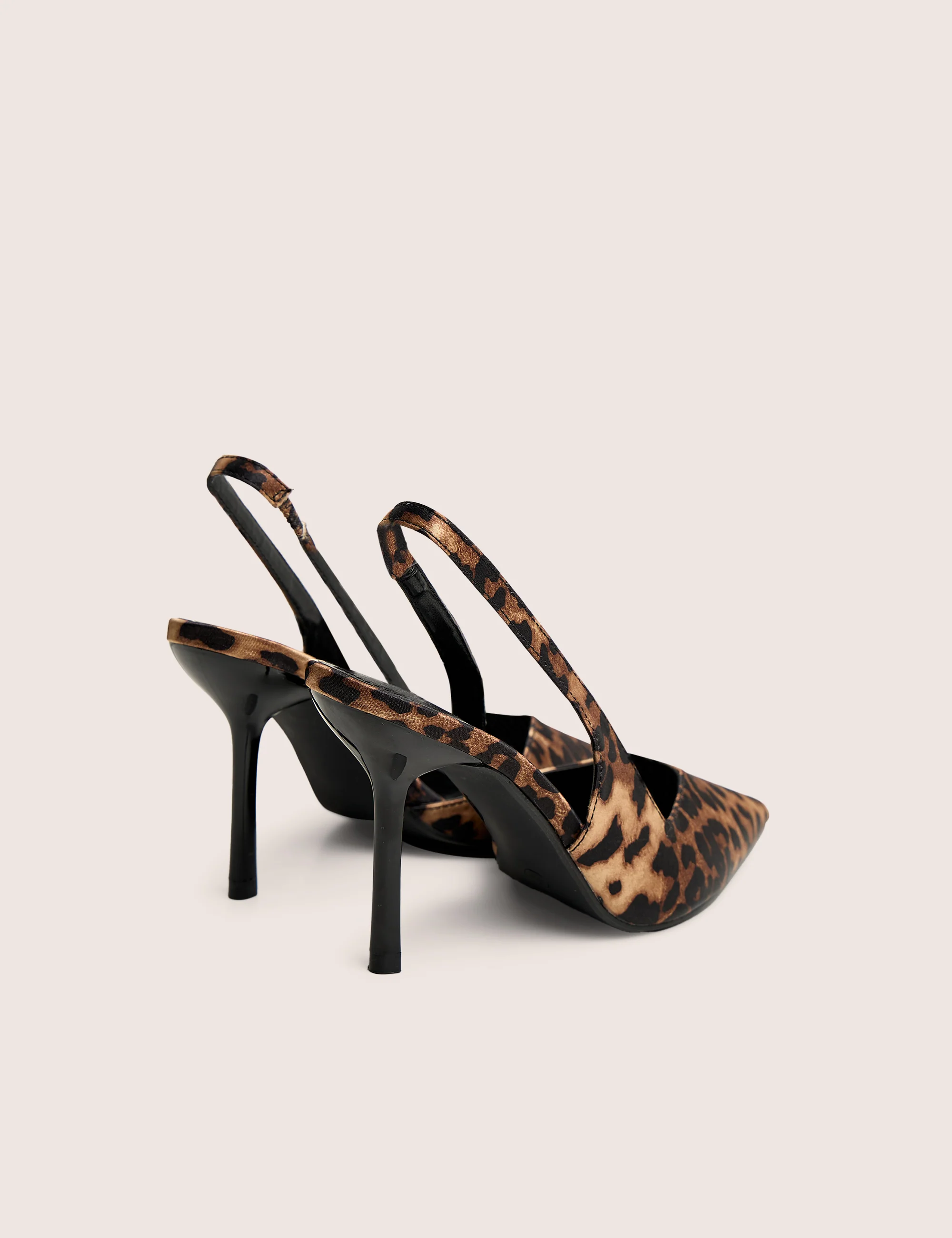 Extra Leopard Slingback Court High Heels - Image 3