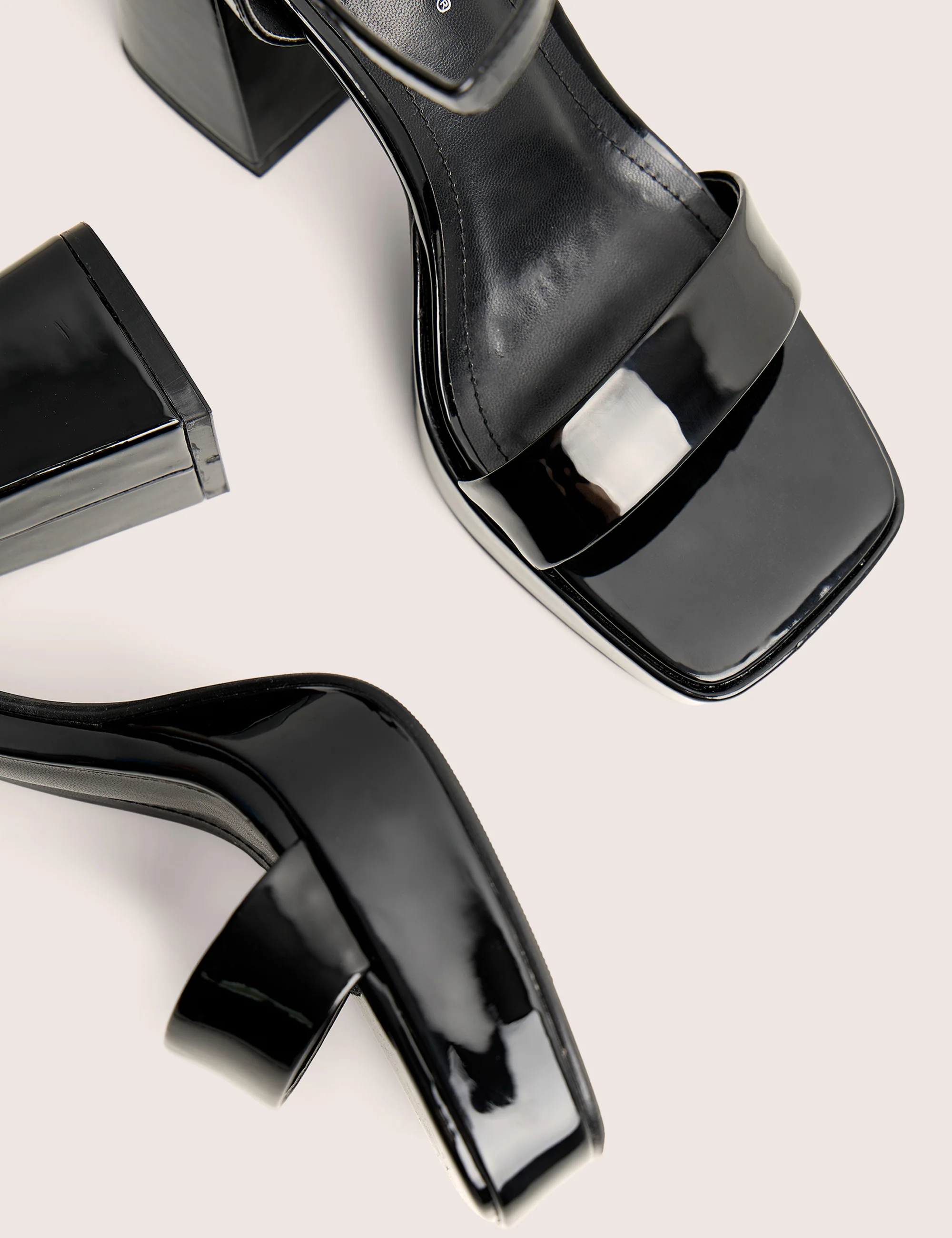 Figure Black Platform Patent High Heel - Image 6