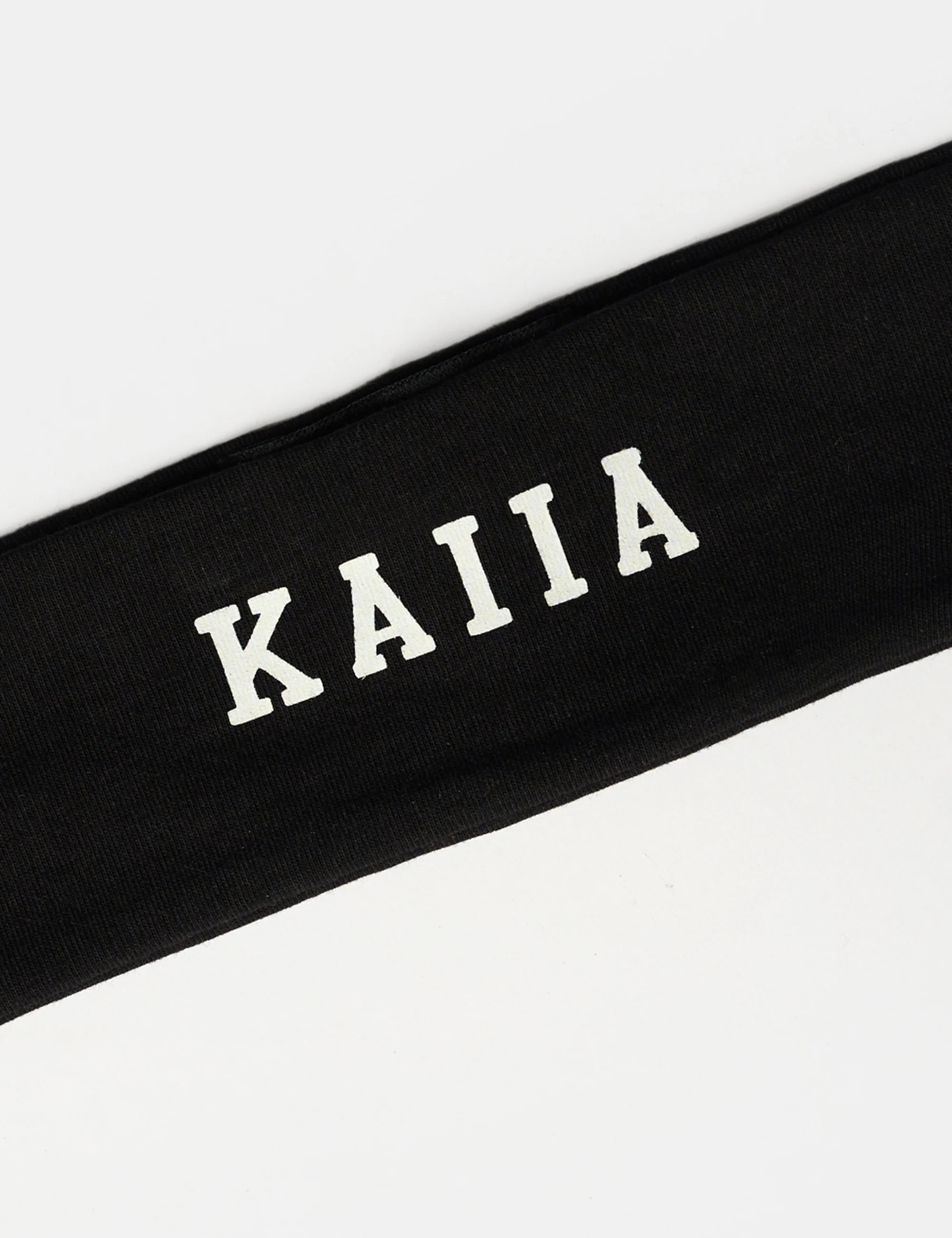 Kaiia Logo Headband Black and White - Image 3