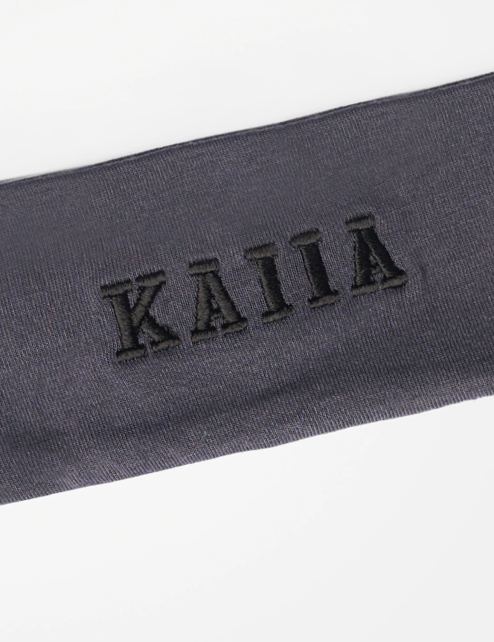 Kaiia Logo Headband Dark Grey - Image 3