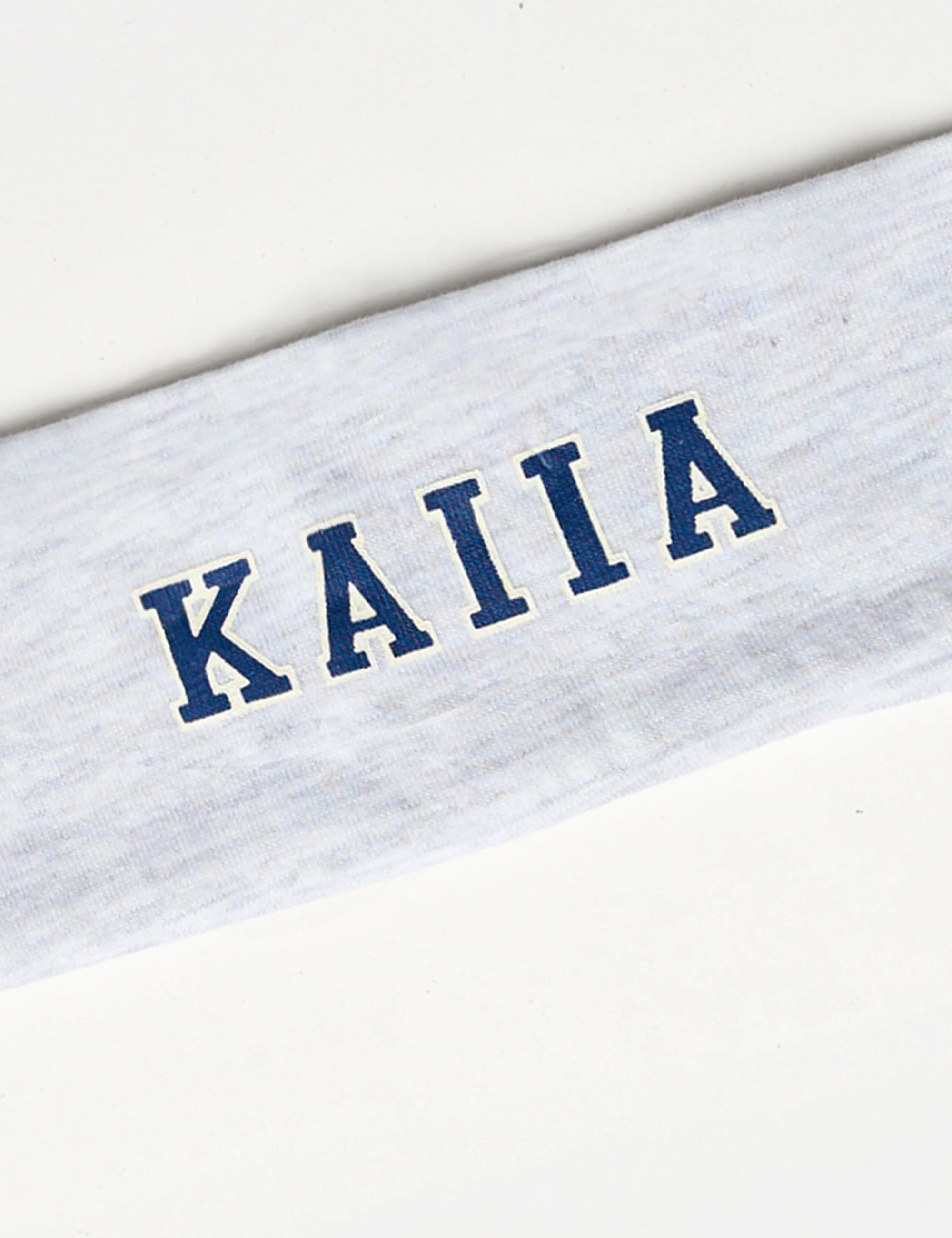Kaiia Logo Headband Light Grey Marl - Image 3