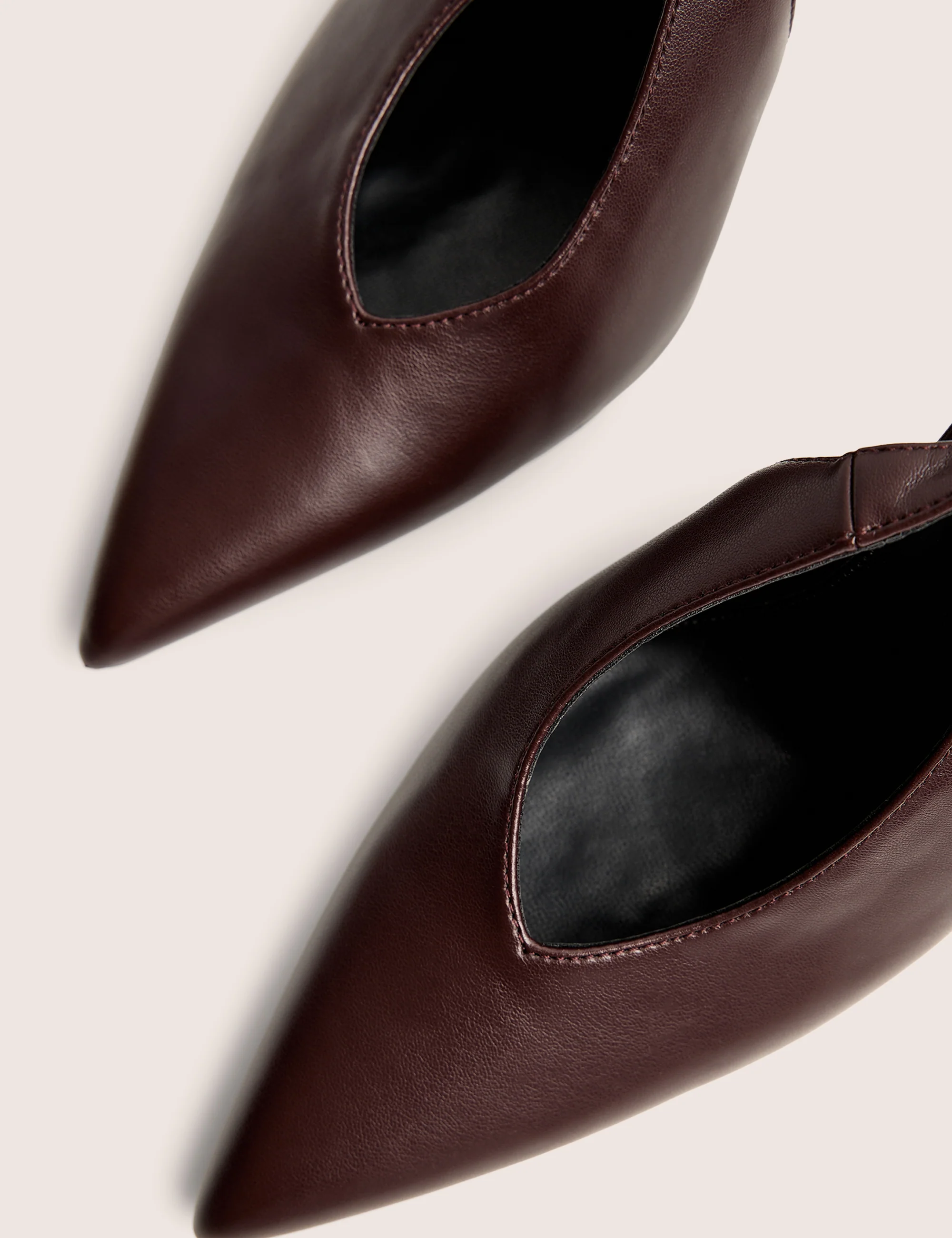 Tatti Burgundy Slingback Court Heel - Image 4